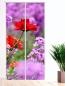 Preview: Mohnerlebnis, Schiebegardine, Flächenvorhang 2teilig, Mohnblume, blumen Raumteiler